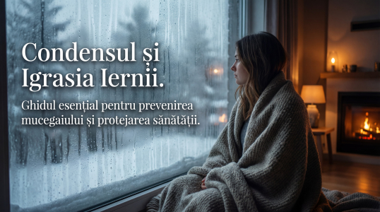 Condens, igrasie sau mucegai - provocări ale sezonului rece pe care le poți confrunta cu ușurință dacă le cunoști