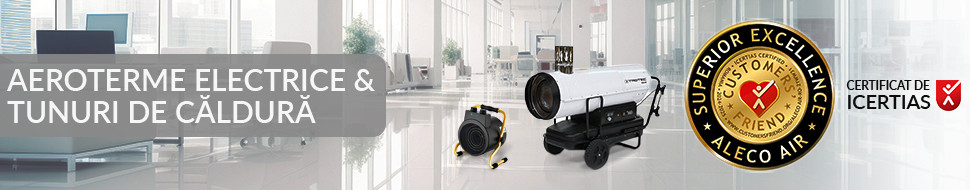 Aeroterme electrice si tunuri de caldura pe motorina