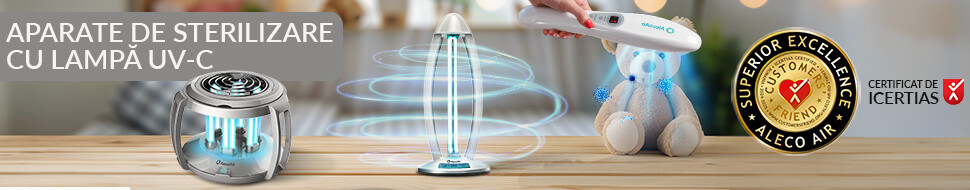 Aparate de sterilizare cu lampa UV-C