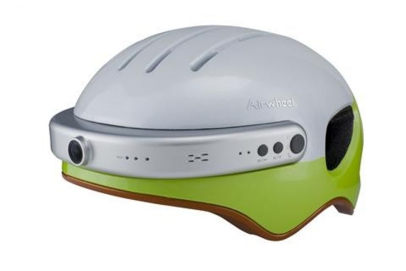 Casca inteligenta Airwheel C5, inregistrare video, conectare Bluetooth, Wi-Fi Green
