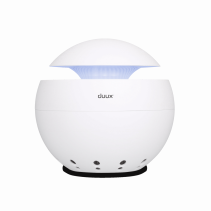 Purificator aer Duux alb, Difuzor aroma, Ionizare, Filtru HEPA si carbune, Consum 5W/h, Debit aer 68 mc/ora, Veioza