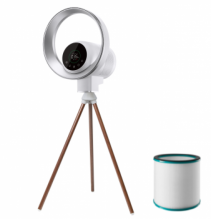 Purificator de aer AlecoAir P25 Nubo cu functie de ventilatie, Ionizare, Lampa UV-c, Filtru True HEPA, Pentru 25 mp