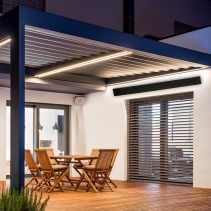 Radiator obscur IRD 3200 cu 3 trepte de incalzire pana la 3200 W, display LED, Telecomanda