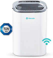 Dezumidificator si purificator cu consum redus de energie AlecoAir D26 PURIFY, 26 l /24h,WiFi, HEPA, Ionizare, Uscare Rufe