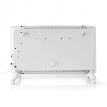 Resigilat - Convector electric AlecoAir C20 Heatix alb, WiFi, pentru 30mp, 2000W, 2 trepte incalzire, IP24, Aplicatie