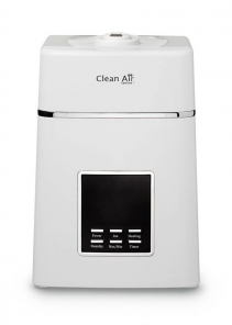 Umidificator si purificator Clean Air Optima CA604 white, Ionizare, Display, Timer, Rata umidificare 400ml/ora, Consum 38-138W/h