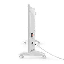 Resigilat - Convector electric AlecoAir C20 Heatix alb, WiFi, pentru 30mp, 2000W, 2 trepte incalzire, IP24, Aplicatie