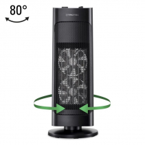 Resigilat - Aeroterma ceramica Trotec TFC 20 E, Putere incalzire pana la 2000W, 2 Trepte de incalzire, Lampa de control, Termost