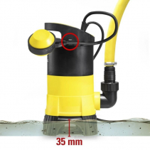 resigilat - Pompa submersibila de apa reziduala TWP 4025 E, Putere 400W, Protectie IPX8