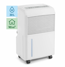 Resigilat - Dezumidificator Trotec TTK90E, 30 litri/zi, 173mc/h, pentru spatii de pana la 90mp, Display Digital, Indica temp. si