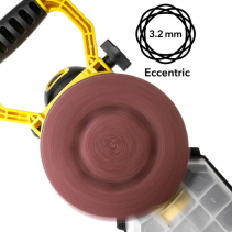 Slefuitor orbital cu acumulator PESS 10-20V, Acumulator 20V, Afisaj LED, Rotatii/min 13000