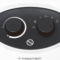 Resigilat - Aeroterma ceramica Trotec TFC 18 E, Putere incalzire pana la 1800W, Termostat, 2 Trepte de incalzire