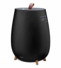 Umidificator si difuzor de aroma Duux Tag Black, Rata umidificare 250 ml/ora, Consum 12W/h, Pentru 30mp