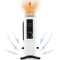 Convector electric cu turbosuflanta TROTEC TCH 23 E, Putere maxima 2000W, Termostat