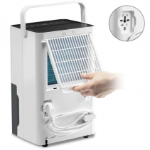 resigilat - Dezumidificator TROTEC TTK33E, 14 l/24h, Debit 80 mc/h, Indicator color umiditate, Uscare Rufe