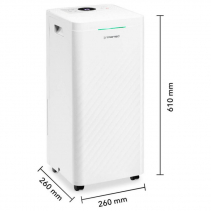 Resiglat - Dezumidificator si Purificator de aer TROTEC TTK 64 HEPA, 24 l/zi, 130 m3/h, Senzor umiditate, Filtru HEPA, Higrostat