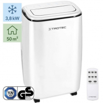 Resigilat - Aer conditionat portabil Trotec PAC 3800 S, Capacitate 13000 BTU/h, Debit 450 mc/ora, Display Timer, Pentru 50 m2 (1