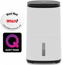 Resigilat - Dezumidificator si purificator MeacoDry Arete One 20L, 20L/zi, pentru 55mp, 2 trepte ventilare, filtru HEPA H13