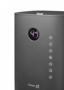 Resigilat - Umidificator si purificator Clean Air Optima CA605T, WiFi, Difuzor de arome, Lampa UV-C, Ionizare, Display, Timer