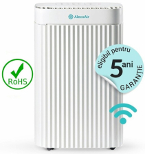 Dezumidificator si Purificator AlecoAir D35 ARIO,35 l /24h, WiFi, Lampa UV-C, Ionizare, TRUE HEPA + Carbon, Senzor PM 2.5