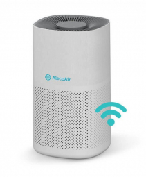 Resigilat - Purificator de aer AlecoAir P45 SILK, Wi-Fi, Lampa UV-C, Filtru True HEPA si Carbune Activ, Functie Ionizare