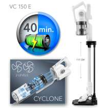Aspirator Vertical Cu Acumulator Trotec Vc150e  Filtru Hepa  Timp Functionare 40 Minute