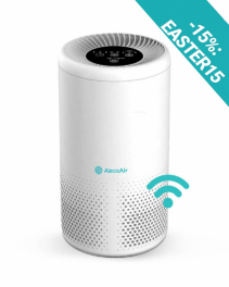 Purificator de aer AlecoAir P15 KIDDO, Wi-Fi, Lampa UV,-C Filtru HEPA si Carbune Activ, Functie Ionizare