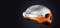 Casca inteligenta Airwheel C5, inregistrare video, conectare Bluetooth, Wi-Fi Orange