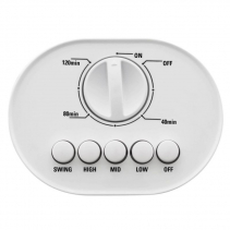resigilat - Ventilator turn Trotec TVE 30 T, Debit 1787 m3 / h, Consum 45 W/h, Timer, 3 trepte