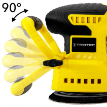 Slefuitor orbital cu acumulator PESS 10-20V, Acumulator 20V, Afisaj LED, Rotatii/min 13000