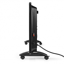 Resigilat - Convector electric AlecoAir C20 Heatix negru, WiFi, pentru 30mp, 2000W, 2 trepte incalzire, IP24, Aplicatie