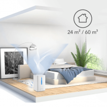 Umidificator TROTEC B3E, Lampa UV-c, Filtru Carbon Activ, Difuzor de aroma, Timer, Capacitate umidificare 250 ml/h