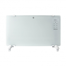 Resigilat - Convector electric AlecoAir C20 Heatix alb, WiFi, pentru 30mp, 2000W, 2 trepte incalzire, IP24, Aplicatie