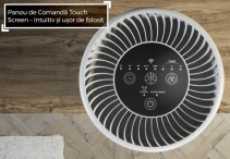 Resigilat - Purificator de aer AlecoAir P15 KIDDO, Wi-Fi, Lampa UV,-C Filtru HEPA si Carbune Activ, Functie Ionizare