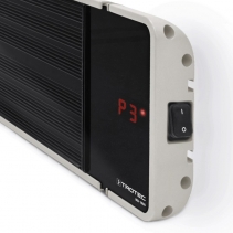 Radiator obscur IRD 1800, Telecomanda, Putere 1800W, Timer, 3 Trepte de incalzire, Protectie IP55, Lampa de control