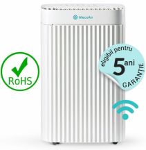 Dezumidificator si Purificator AlecoAir D25 ARIO,25 l /24h, WiFi, Lampa UV-C, Ionizare, TRUE HEPA + Carbon, Senzor PM 2.5