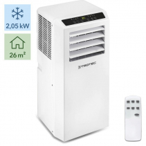 Resigilat - Aer conditionat portabil Trotec PAC 2010 SH, Capacitate 7.000 Btu, Functie incalzire, Telecomanda, Display, Timer