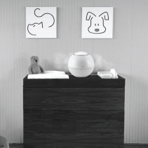 Resigilat! Umidificator Duux, rata umidificare 220 ml/ora, Timer, Aromaterapie, Lampa Veghe, pentru 15mp, consum 24W/h