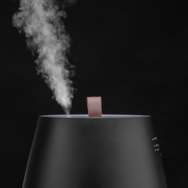 Umidificator si difuzor de aroma Duux Tag Black, Rata umidificare 250 ml/ora, Consum 12W/h, Pentru 30mp