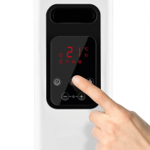 Radiator cu ulei TROTEC TRH 28 E, Pentru 30 mp, Putere 2500W, Ecran tactil, Timer, 3 Trepte de putere