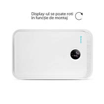 Resigilat - Sistem de ventilatie AlecoAir E40 Revive cu recuperare de caldura si purificare independenta, WiFi, Filtru TRUE HEPA