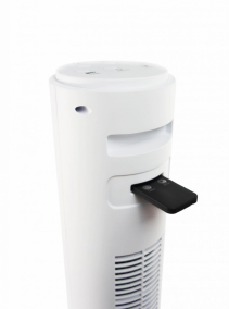 Resigilat - Ventilator turn Air Naturel Fantasy White, Telecomanda, Timer, Control digital, Consum 28-30-35 W/h, Pentru 20mp