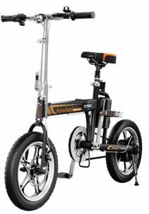 Resigilat – Bicicleta electrica pliabila Airwheel R5 Black, Viteza max. 20km/h, Putere motor 235W, Baterie Panasonic 214.6Wh/36V 20km/h imagine noua idaho.ro
