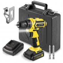 Masina de gaurit si insurubat Trotec Germania PSCS 10 cu acumulator 16V, 2 Trepte turatie, Lumina LED