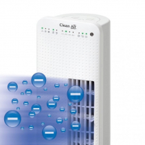 Resigilat - Ventilator Turn cu ionizare Clean Air Optima CA405, Debit 520 m3 / h, Consum 40 - 65 W/h, Control digital, Timer, Te