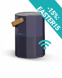Purificator de aer AlecoAir P15 ROUBIQ, Wi-Fi, Lampa UV-C, Filtru True HEPA si Carbune Activ, Ionizare, PM 2.5