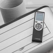 Aer conditionat portabil Trotec PAC 3550 PRO, Capacitate 12.000 Btu, Debit 380mc/ora, Telecomanda, Display, Pentru 45mp