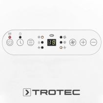 Aer conditionat portabil Trotec PAC 3500, Capacitate 12.000 Btu, Debit 440mc/ora, Telecomanda, Display, Timer, Pentru 45mp
