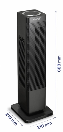 Aeroterma 2 in 1 Clean Air Optima CA-904B, Incalzire si Ventilare, Timer, Telecomanda, Display digital