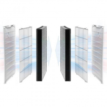 Purificator de aer Trotec AirgoClean 250E, Filtru True HEPA, pentru 88 mp, Ionizare, Indicator calitate aer